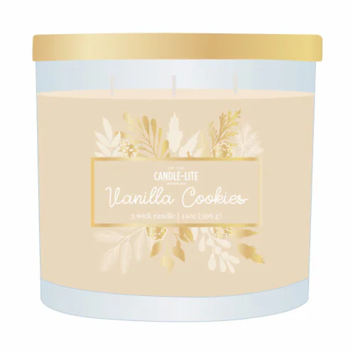 CANDLE LITE CMPR 16OZ VANILLA COOKIE