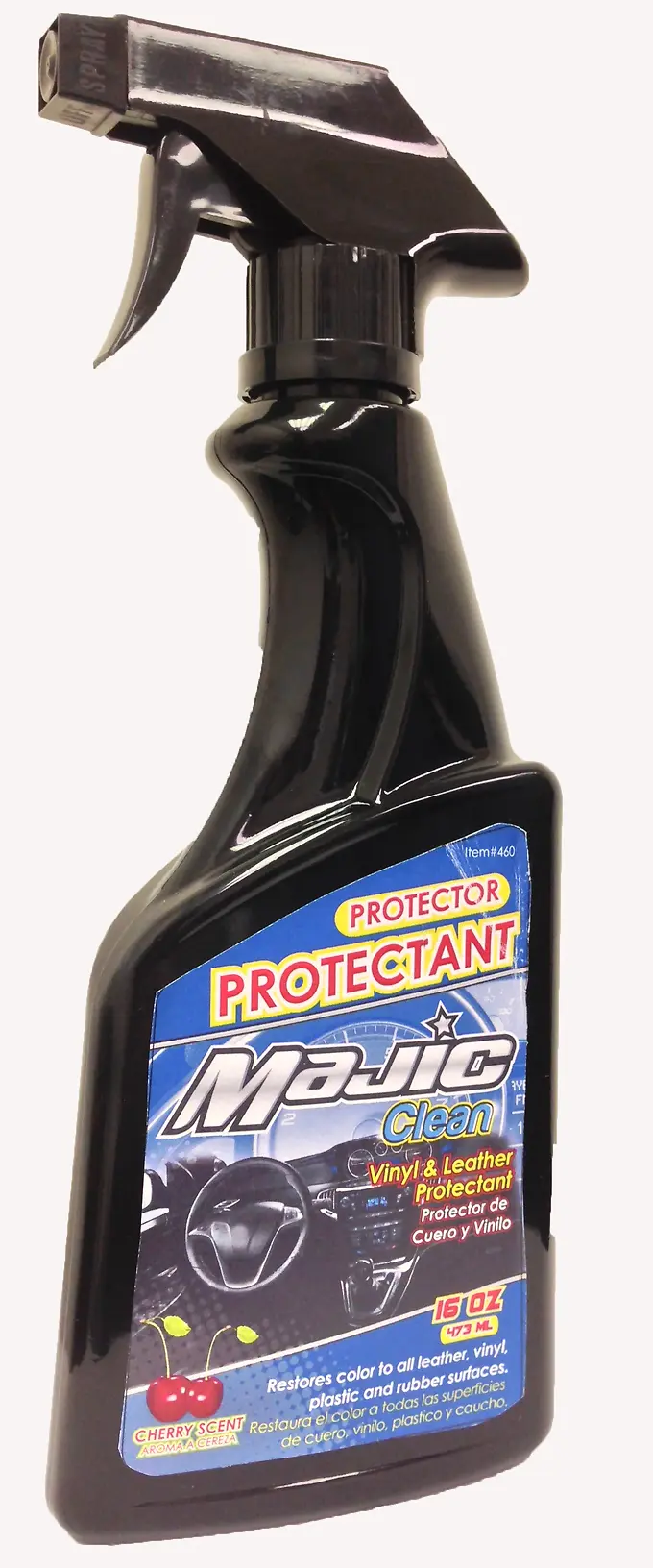 Car Interior Protectant For Leather, Vinyl, Plastic & Rubber - Restores Color