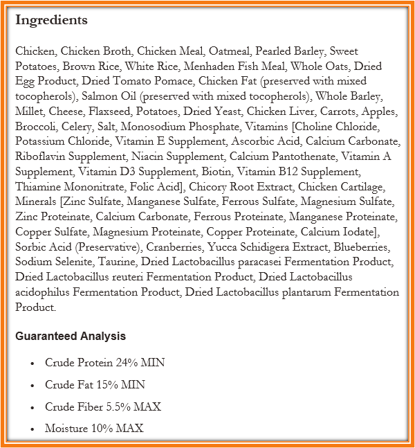 Four-Star Nutritionals Chicken À La Veg® Recipe Dry Dog Food 26 lb