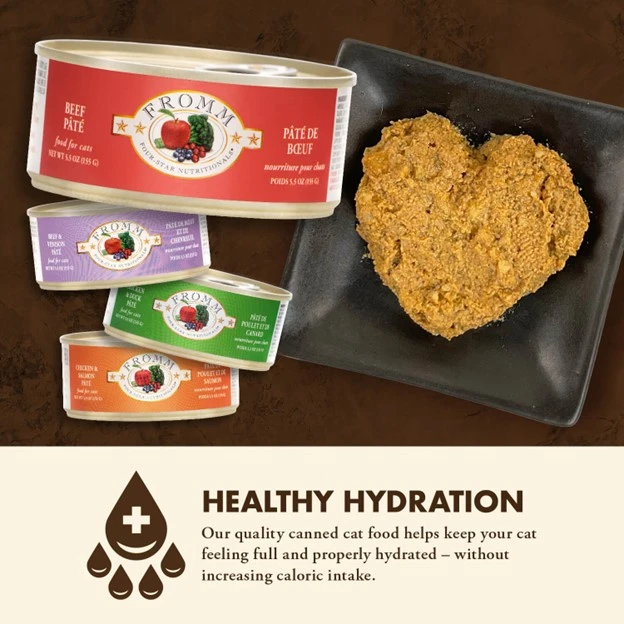 Four-Star Beef Pâté Canned Cat Food 5.5 oz