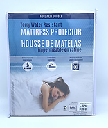 MATTRESS COVER WOVEN DOUBLE WHITE