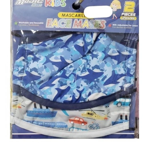 KIDS FACE MASK 2PK PPE
