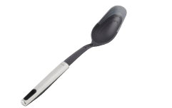 SOLID SPOON W/NYLON SILICONE END