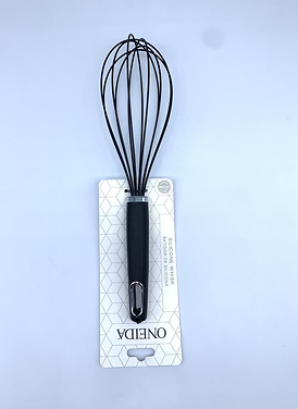 SILICONE EGG WHISK W/TPR HANDLE