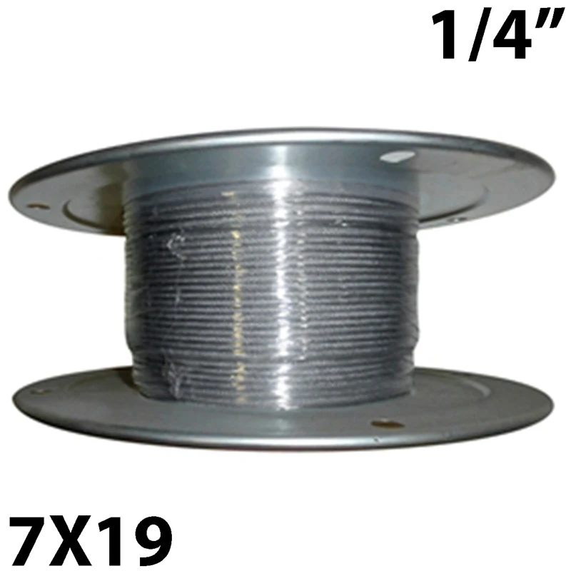 1/4'7X19 SS AIRCRAFT CABLE 250FT