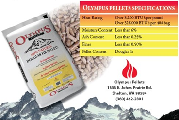 Wood Pellet 100% Natural Douglas Fir 40 lb