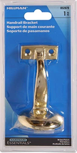 ORNAMENTAL HANDRAIL BRACKET BRASS