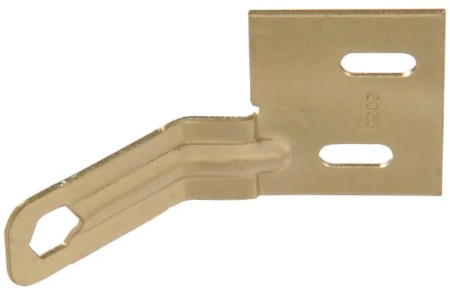 BIFOLD DOOR ALIGNER BRASS PLATED
