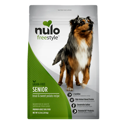Freestyle High-Protein Senior Trout & Sweet Potato Recipe Dry Dog Food 4.5 lb