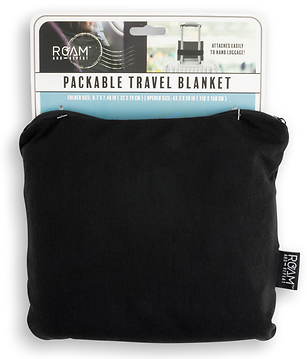RR PACKABLE TRAVEL BLANKET BLACK