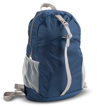 WW FOLDABLE BACKPACK NAVY/GREY