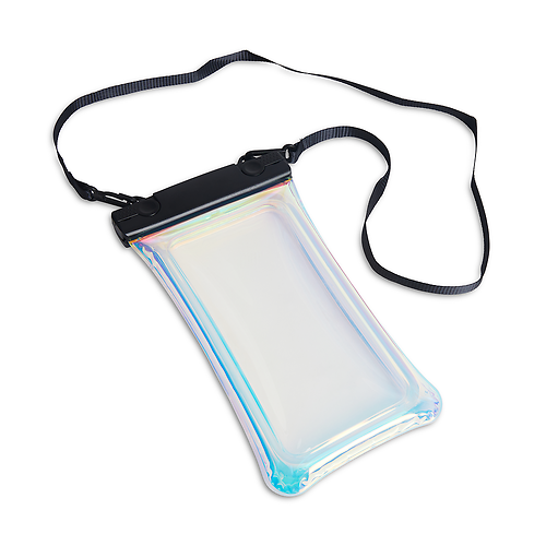 IRIDESCENT FLOATING WATERPROOF CELLPHONE POUCH