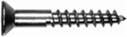 PHIL FLAT HEAD WOOD SCREW BRASS 6X1 1/4
