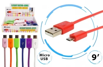 MICRO 9FT USB CORD