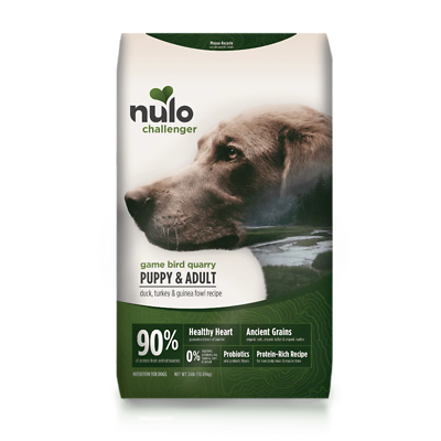 Challenger High-Protein Game Bird Quarry Duck, Turkey & Guinea Fowl Recipe Dry Dog Food