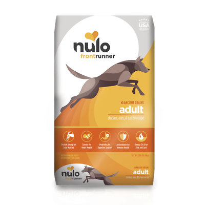 Frontrunner High-Protein Chicken, Oats & Turkey Recipe Dry Dog Food 23 lb