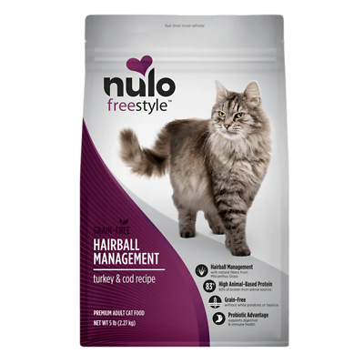 Freestyle High-Protein Hairball Management Turkey & Cod Recipe Dry Cat Food 5 lb