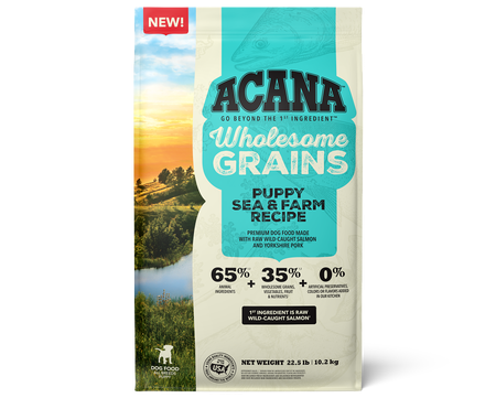 Wholesome Grains Puppy Sea & Farm Recipe Dry Dog Food 22.5 lb