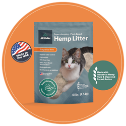 Super-clumping Plant-based Hemp Cat Litter 10 lb