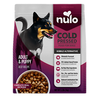 Cold Pressed Meals Beef Recipe Kibble Alternative Dog Food 2.2 lb