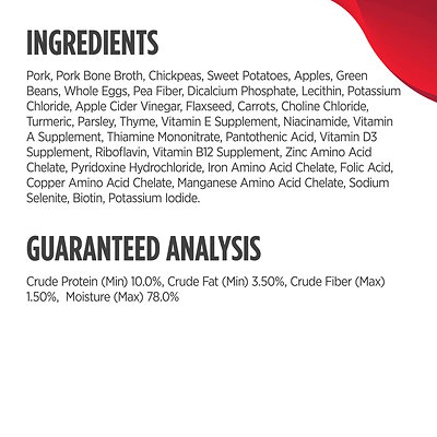 Gently Cooked Meals Pork & Apple Recipe Dog Food 9 oz