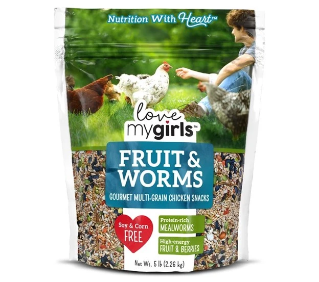 Fruit & Worms Chicken Treats 5 lb