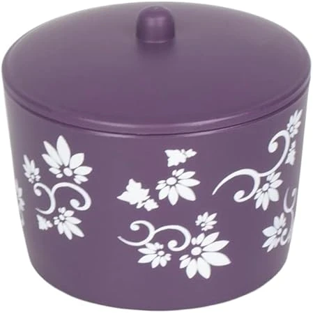 7PC PRINTED BATHROOM SET - PURPLE