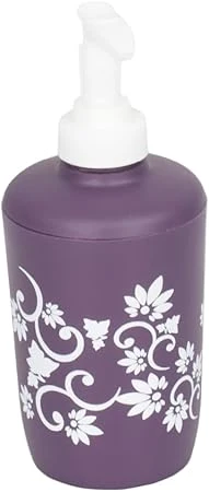 7PC PRINTED BATHROOM SET - PURPLE