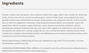 Wholesome Grains Small Breed Recipe Dry Dog Food 11.5 lb