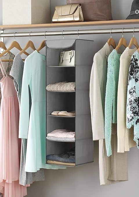 HANGING ACCESSORY SHELVES GREY