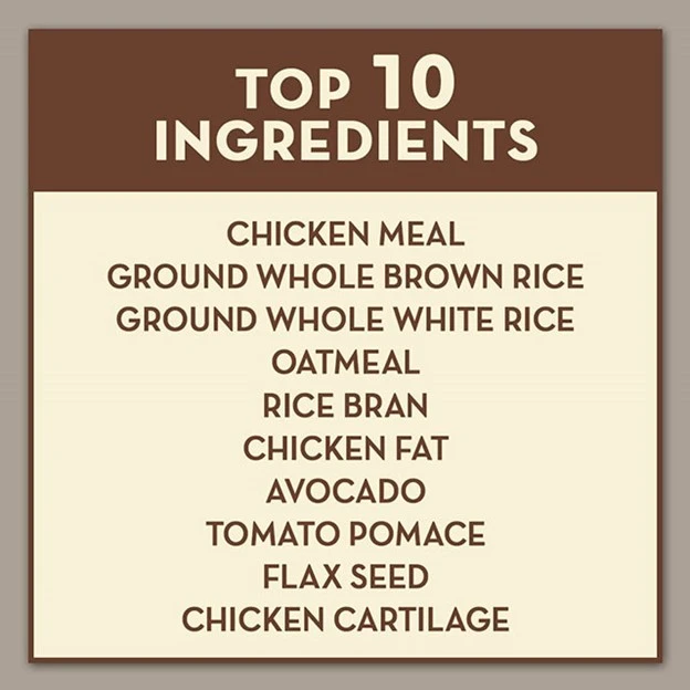 Senior Chicken Meal & Brown Rice Formula Dry Dog Food 26 lb