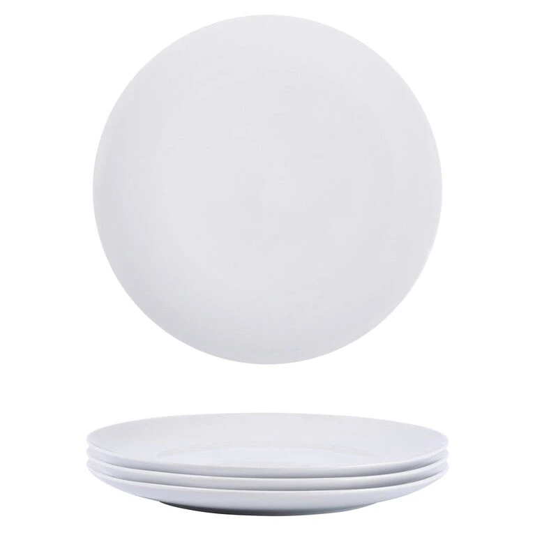 GOURMET DINNER PLATES - COUPE - SET OF 4