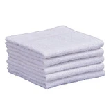 WOVEN TERRY FACE CLOTH 12X12 WHITE