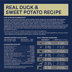 Pure Goodness Real Duck & Sweet Potato Recipe Grain-Free Dry Dog Food 24 lb