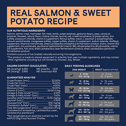 Pure Goodness Real Salmon & Sweet Potato Recipe Grain-Free Dry Dog Food 4 lb