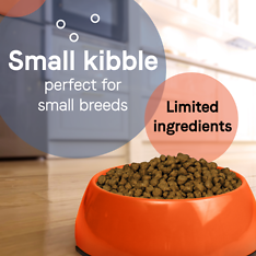 Pure Petite for Small Breeds Grain-Free Chicken Recipe Freeze-Dried Raw Coated Dry Dog Food 4 lb