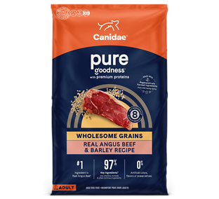 Pure Goodness Wholesome Grains Beef & Barley Recipe Dry Dog Food 24 lb