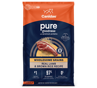 Pure Goodness Wholesome Grains Lamb & Brown Rice Recipe Dry Dog Food 24 lb