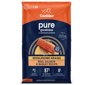 Pure Goodness Wholesome Grains Salmon & Barley Recipe Dry Dog Food 4 lb