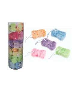 BATH SPONGE IN COLOR MARBLE