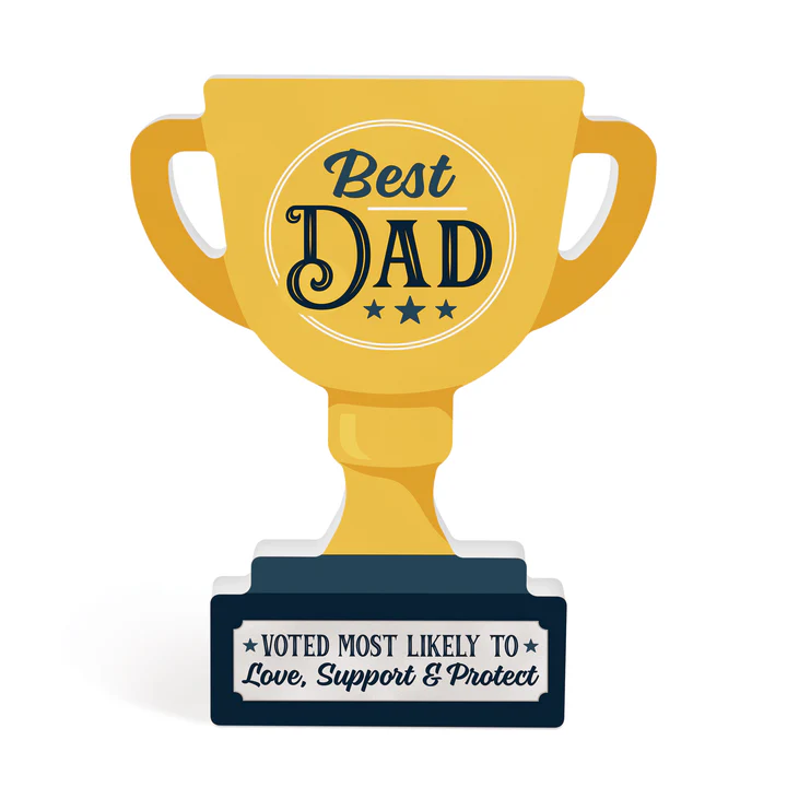 BEST DAD 5.5X7 - TROPHY CUP - BLOCK