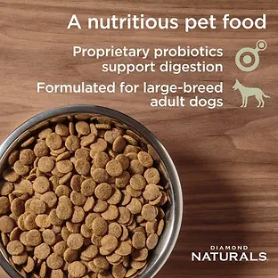 Naturals Large Breed Chicken & Rice Formula Adult Dry Dog Food 40 lb