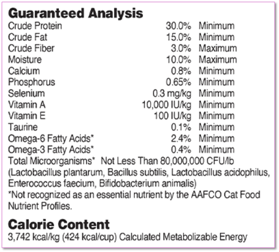 Maintenance Cat Dry Cat Food 20 lb
