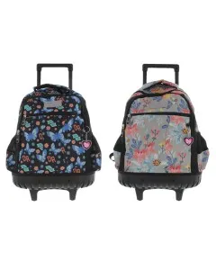 18H 600D PRINTED TROLLEY BACKPACK