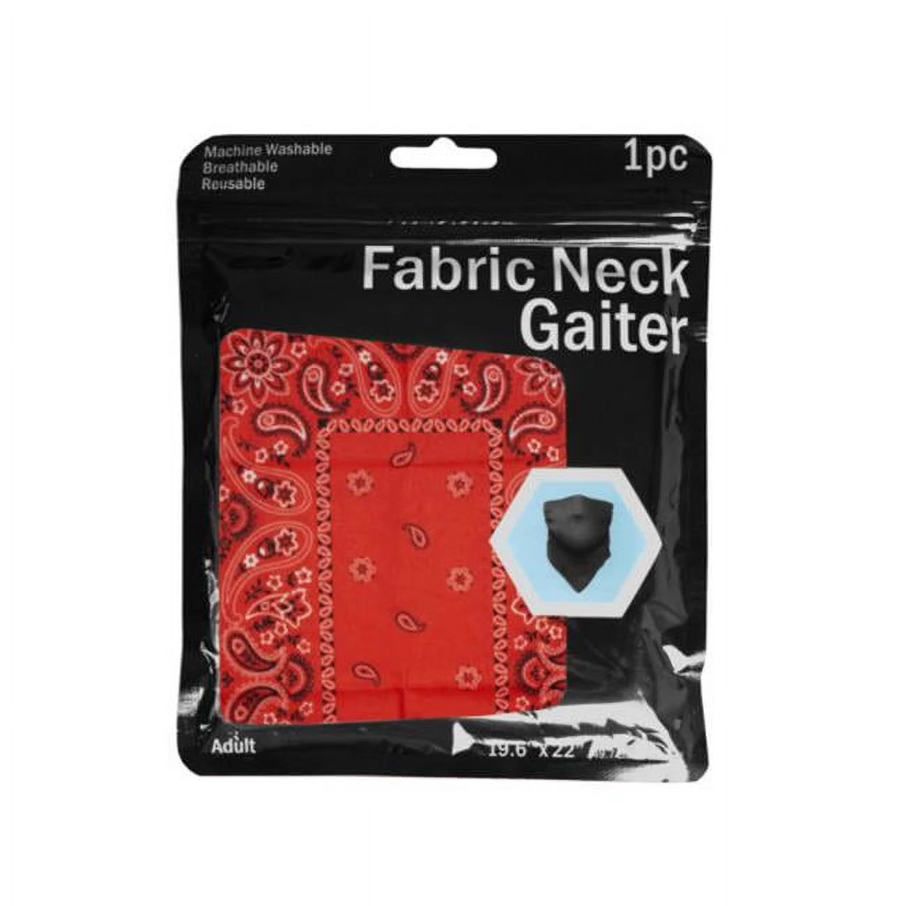 Ge455 Solid Neck Gaiter - Versatile Neck Warmer For All Seasons