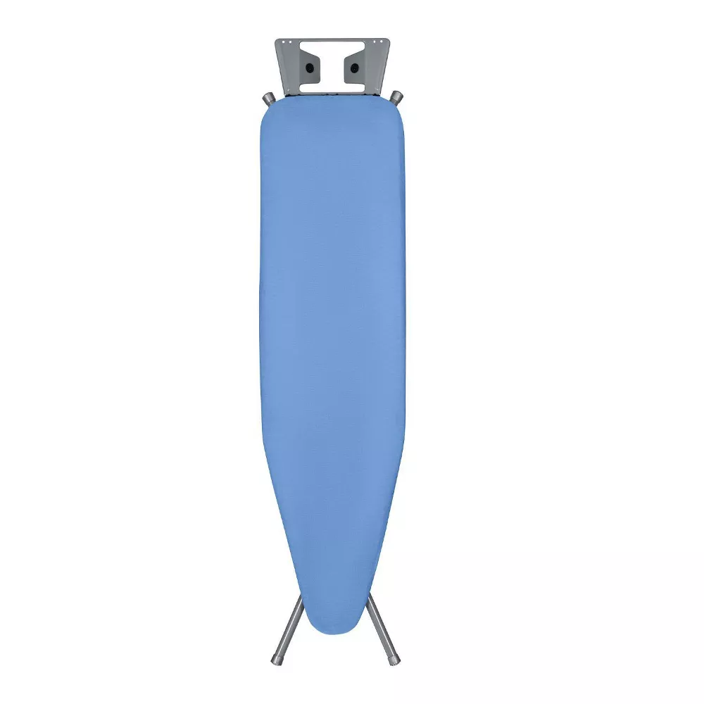 4 LEG MESH TOP IRONING BOARD WITH IRON REST