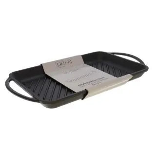 IRON BAKING PAN W/HANDLES RECTANGULAR