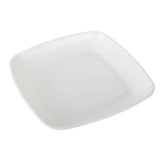 SINGLE PLASTIC SERVING TRAY SQUARE