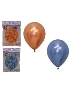 S/100PC METALLIC PEARLY BALLOONS