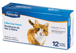 Litter Box Liners Large 12 ct